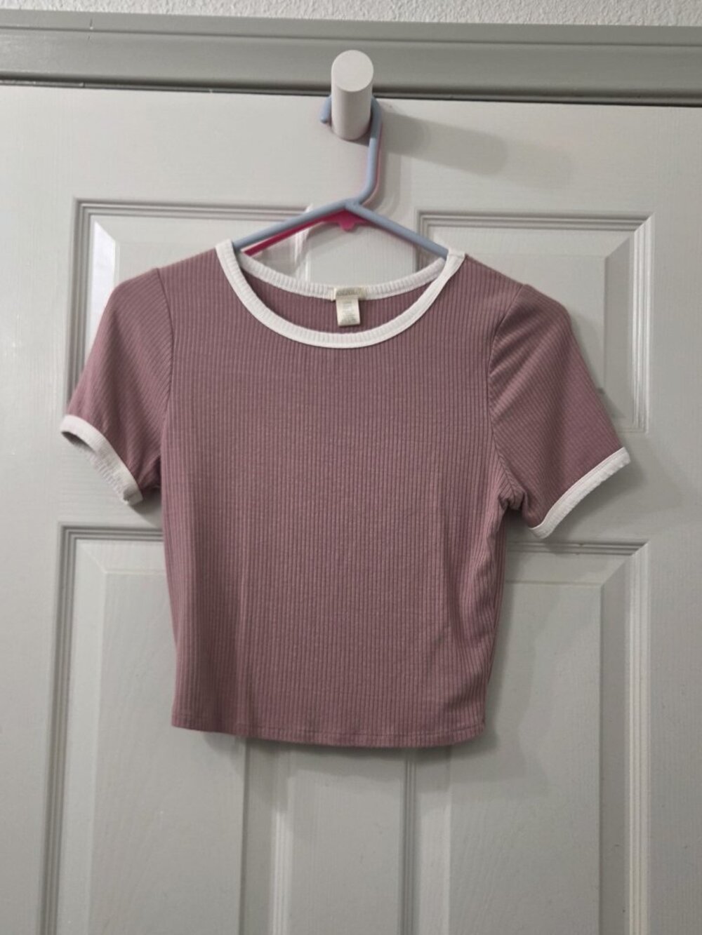 Mauve Bozzolo Cropped T-Shirt